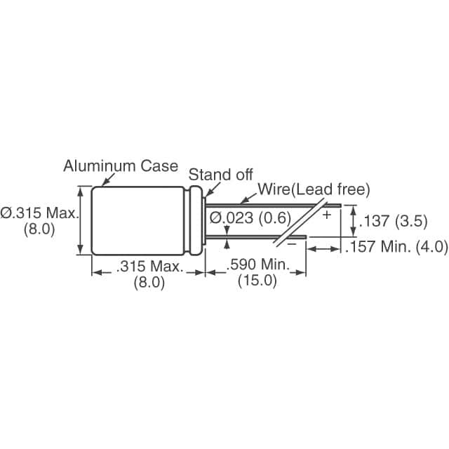 RL81C221MDN1KX Nichicon  Aluminum - Polymer Capacitors